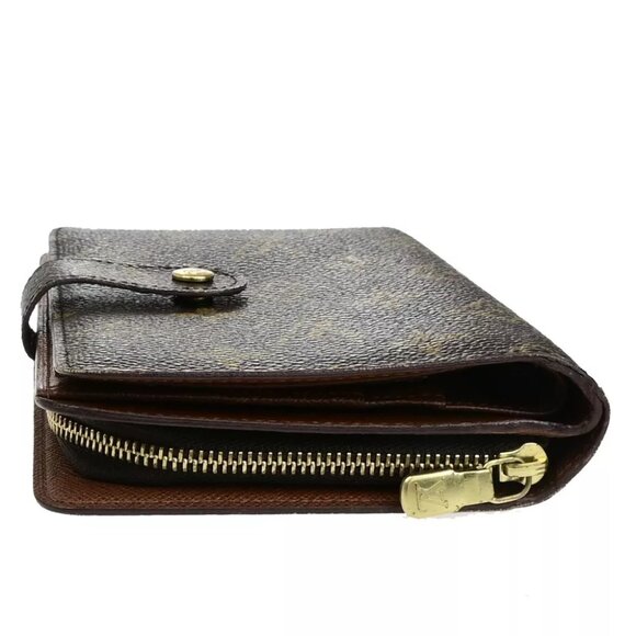 LOUIS VUITTON Porte Papier Zip Bifold Wallet Monogram Leather BN M61207 32RK311 - Picture 14 of 14